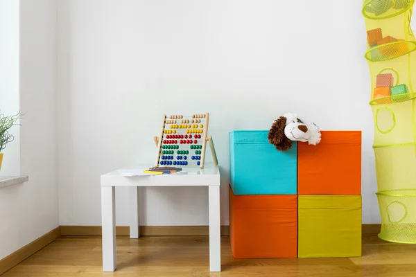 Child space with colorful furniture