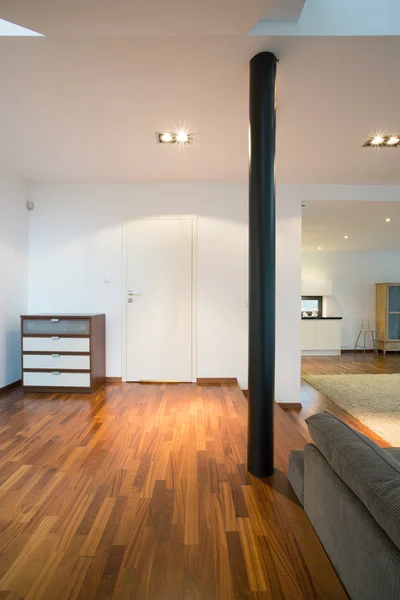 White walls inside spacious house