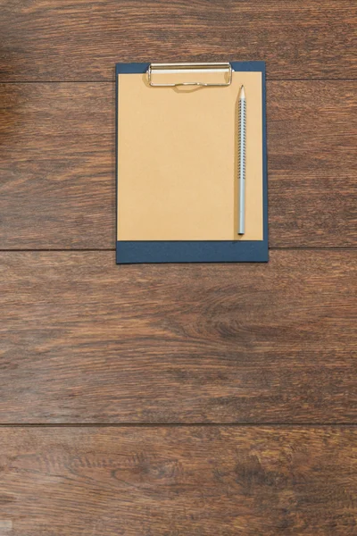 Close-up of blank clipboard
