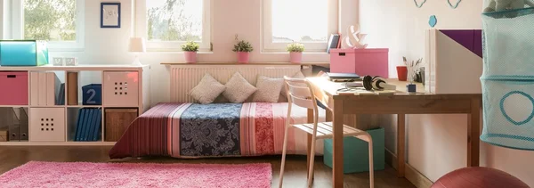 Colorful teenager room