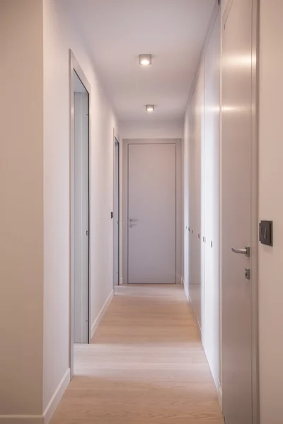 Long corridor with doors