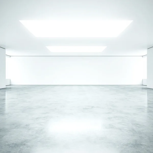 Empty white interior