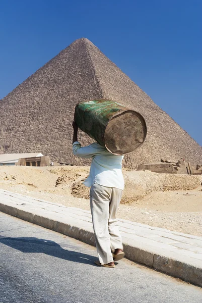 Menkaure pyramid in Giza, Egypt