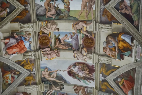 Frescoes in the Sistine Chapel