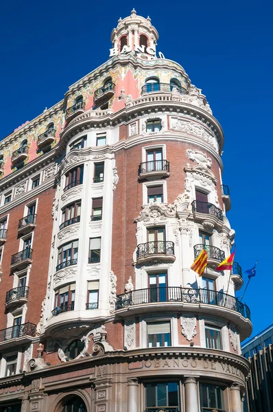 VALENCIA, SPAIN - JUNE 20, 2015: Historical building Bank of Val