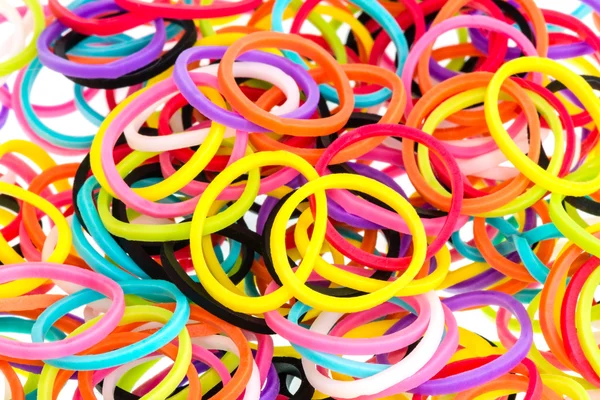 Rubber rings for children\'s creativity.