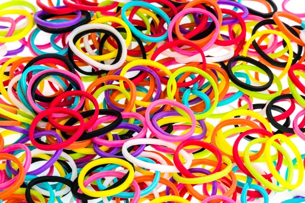 Rubber rings for children\'s creativity.
