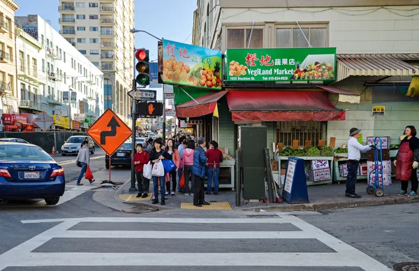 San Francisco, CA, USA - March, 2016: Daytime at Chinatown