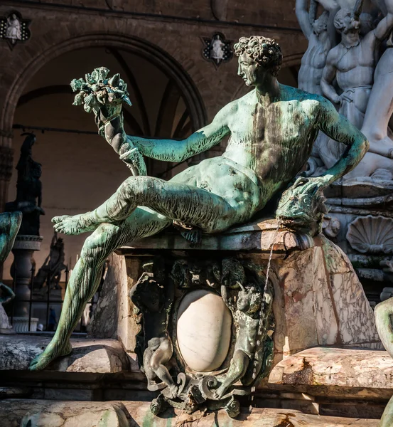 Neptune fountain in Florence, Italy.