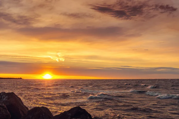 Ocean coast at sunrise