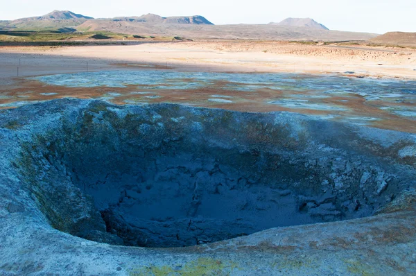 Iceland: sulfur puddles in Hverir