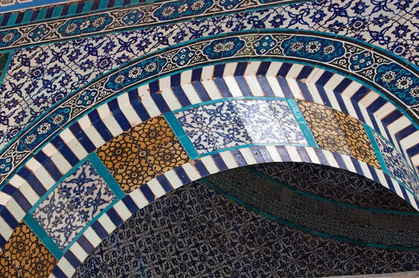 Israel: details of the mosaics of the Dome of the Rock