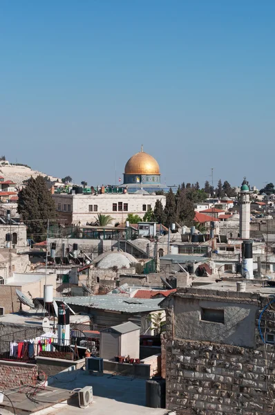 Jerusalem, Israel: the Old City with the Dome of the Rock seen from the Walls