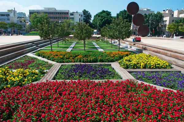 Israel: view of the gardens of the Habima Theatre