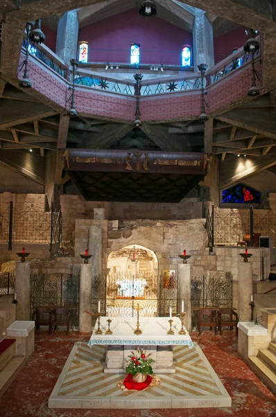 Nazareth: the lower level of the Church of the Annunciation