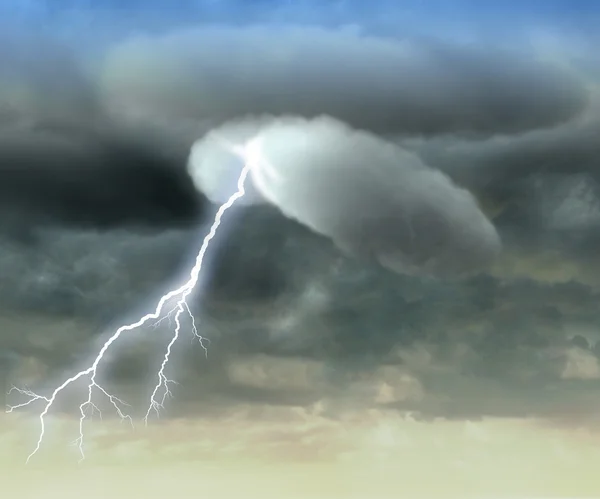 Lightning, cloud and precipitation
