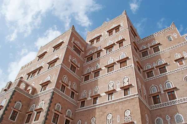 The Old City of Sana'a, decorated house, palace, Yemen