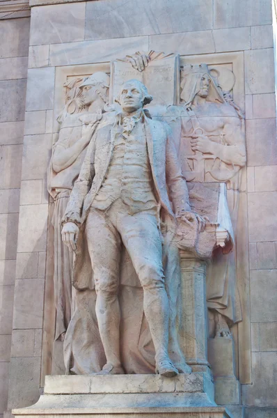 George Washington statue on Washington Square