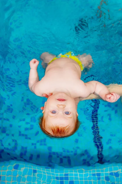 Child in the pool.