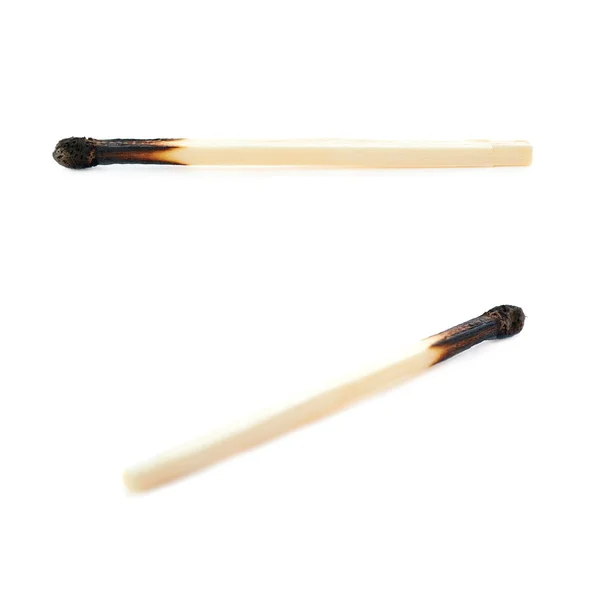 Set of Wooden match isolated over the white background
