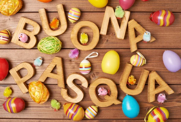 Words Buona Pasqua as Happy Easter