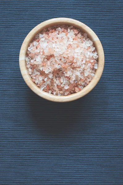 Aromatic bath salt in bowl