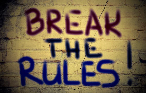 Break The Rules Concept