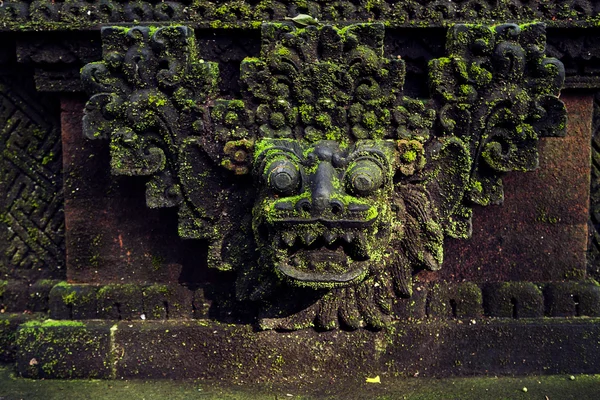 Traditional Balinese stone sculpture art and culture at Bali