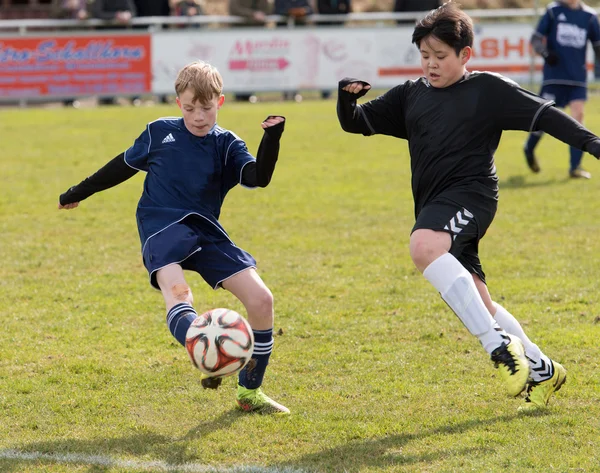 Young football player