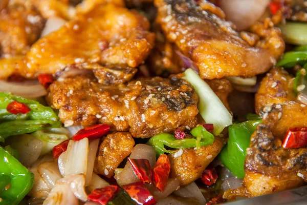 China Chongqing faction name cuisines - frying fish