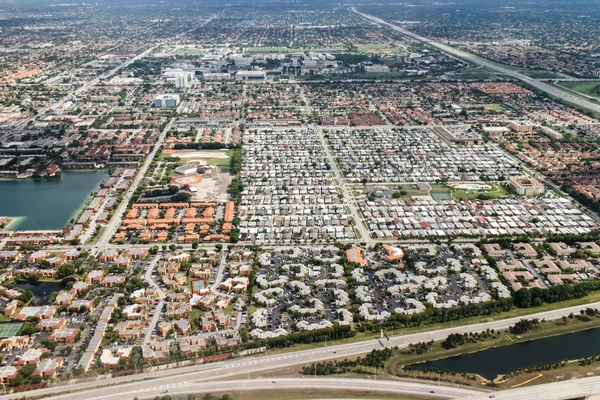 Aerial view from miami