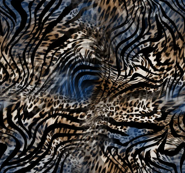 Leopard zebra skin