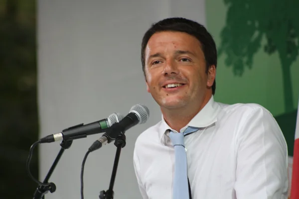 BOLOGNA, ITALY, SEPTEMBER 12, 2013: Matteo Renzi, public politic conference Democratic Party