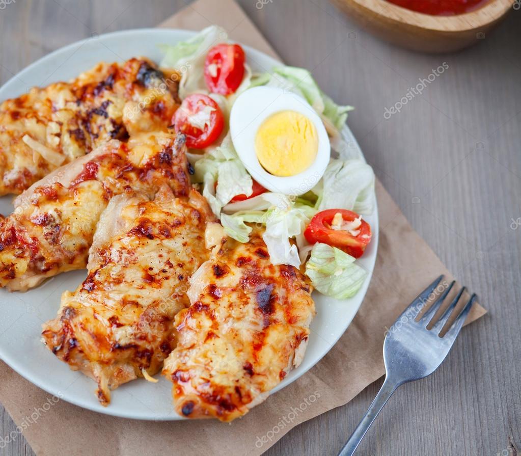 Как сделать стейк из курицы и сыром Как сделать стейк из курицы и сыром