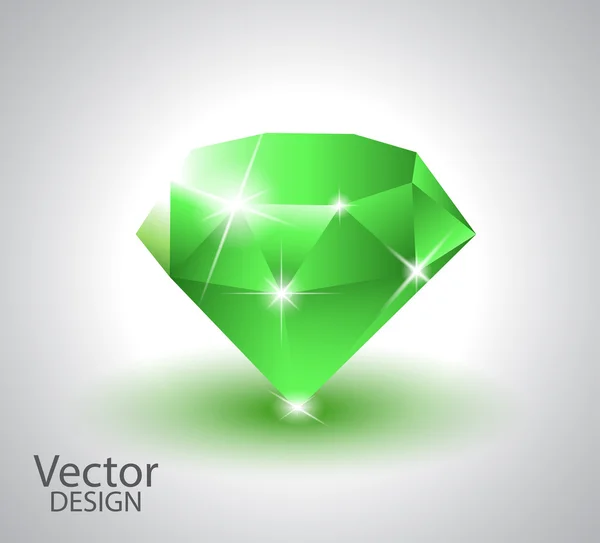 Beautiful green diamond