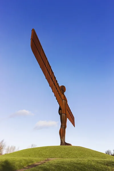 Gateshead/UK-January 02 2015:Antony Gormley sculpture Angel of t