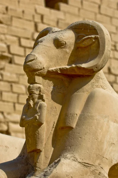 Ram-headed sphinxes-Egypt Temple of Karnak
