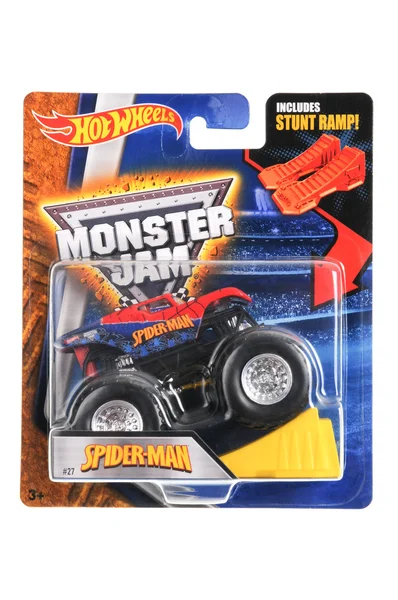 Spider-Man Monster Truck Hot Wheels Diecast Toy Car