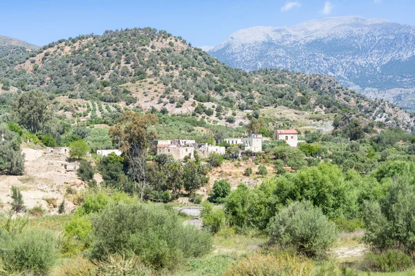 The hamlet Laloumas in the foothills of the IDA mountain range