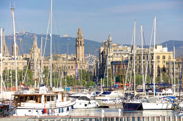 View of the post office at the port of Barcelona