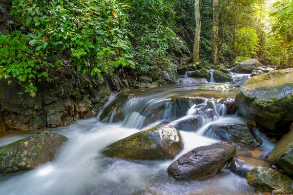 Waterfall in deep rain forest jungle (Krok E Dok Waterfall Sarab