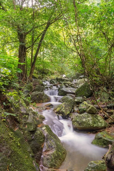 Waterfall in deep rain forest jungle (Krok E Dok Waterfall Sarab