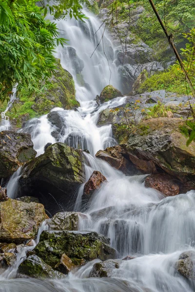 Waterfall in deep rain forest jungle (Krok E Dok Waterfall Sarab