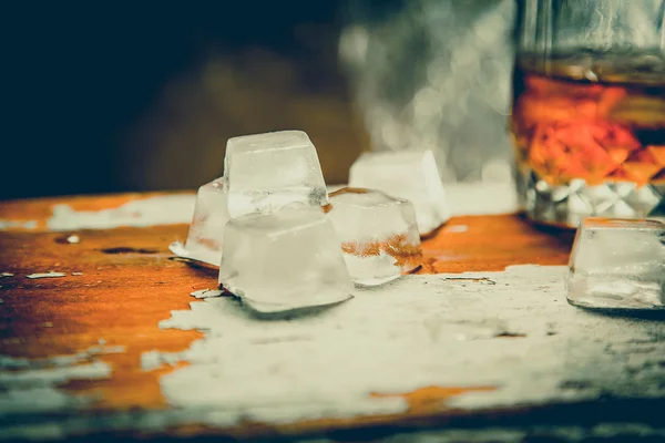 Ice cubes to whiskey, cocktails, spirits