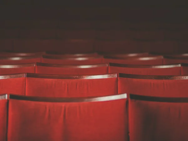 Empty seats in movie theater