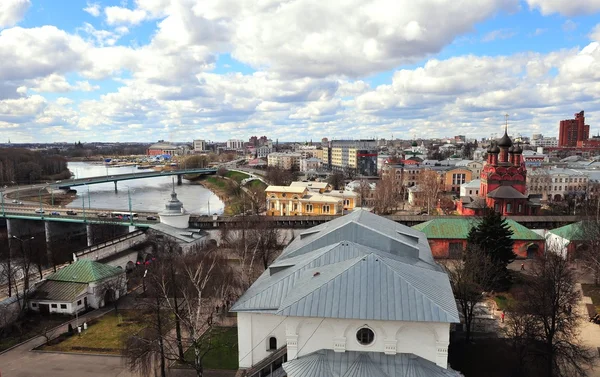 Top view of Yaroslavl old town