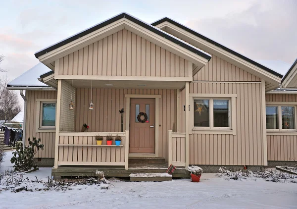 Facade of an scandinavian house