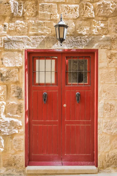 Details of the silent streets of the old town Mdina