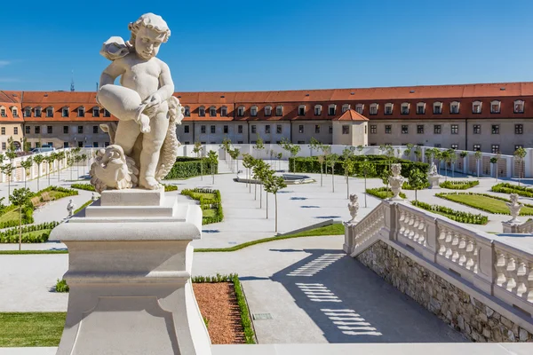 The baroque garden of Bratislava Castle