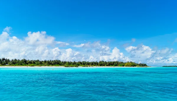 Tropical island in Indian ocean